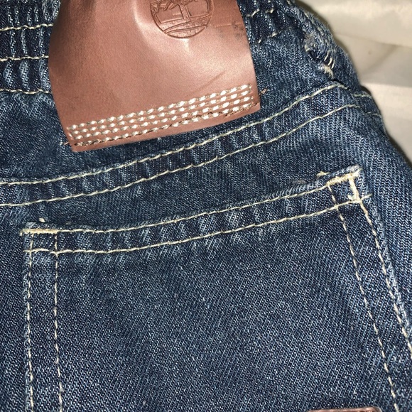 Timberland Brand Boys Jeans Denim Medium Wash Adjustable Waist 100% Cotton 18M - Picture 4 of 4